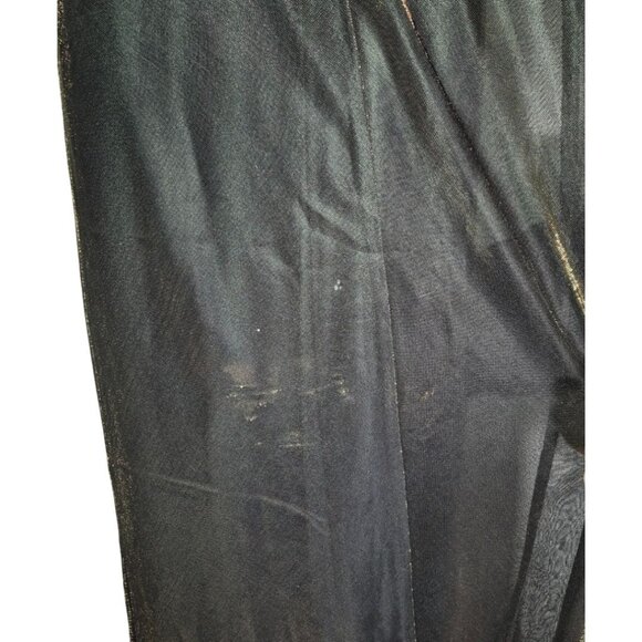 Reitmans Black/Gold Shimmer Prom Dress Vintage - Picture 6 of 7